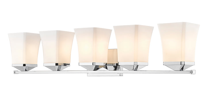 Z-Lite Darcy 1939-5V-CH Bath Vanity Light 38 in. wide - Chrome