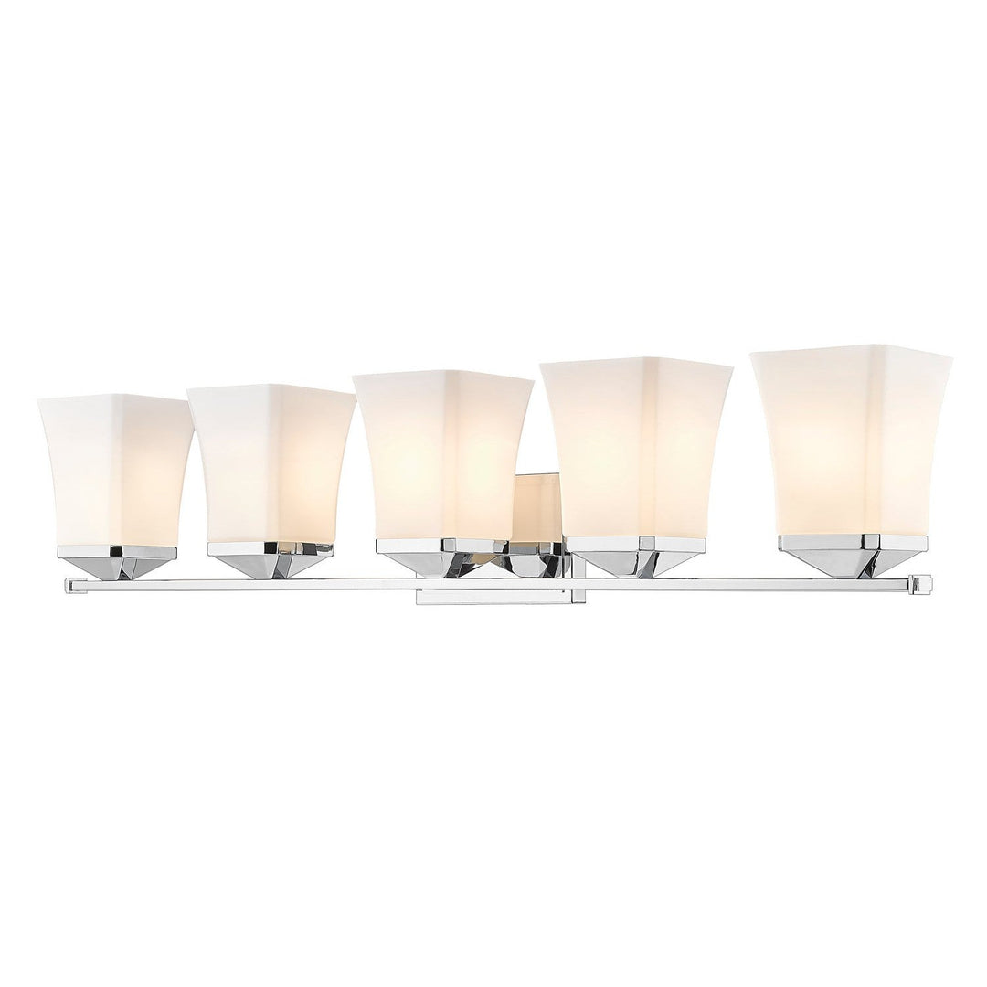 Z-Lite Darcy 1939-5V-CH Bath Vanity Light 38 in. wide - Chrome
