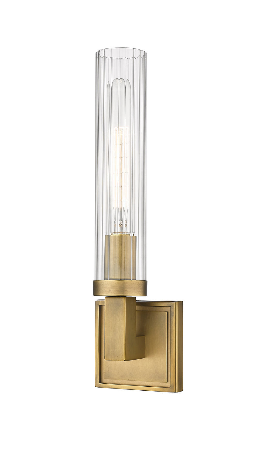 Z-Lite Beau 3031-1S-RB Wall Sconce Light - Rubbed Brass