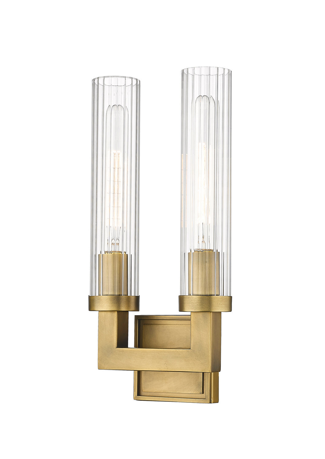 Z-Lite Beau 3031-2S-RB Wall Sconce Light - Rubbed Brass