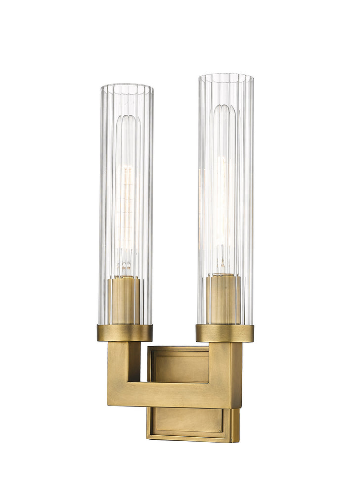 Z-Lite Beau 3031-2S-RB Wall Sconce Light - Rubbed Brass