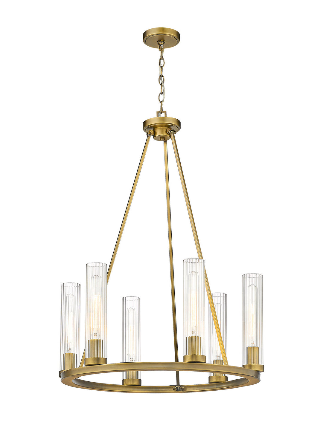 Z-Lite Beau 3031-6RB Chandelier Light - Rubbed Brass