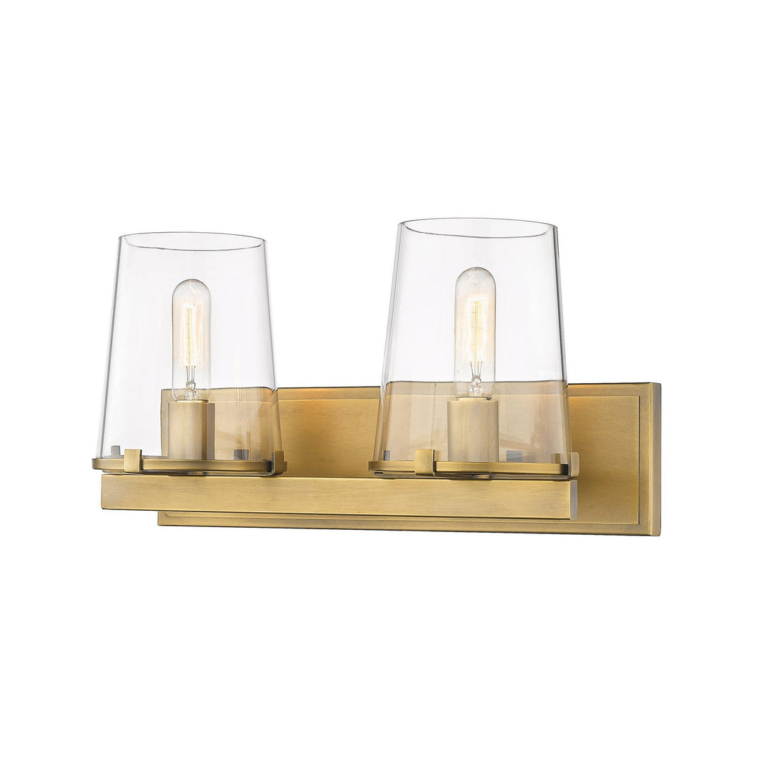 Z-Lite Callista 3032-2V-RB Bath Vanity Light 19 in. wide - Rubbed Brass