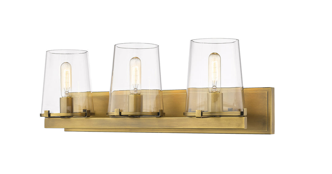 Z-Lite Callista 3032-3V-RB Bath Vanity Light 28 in. wide - Rubbed Brass