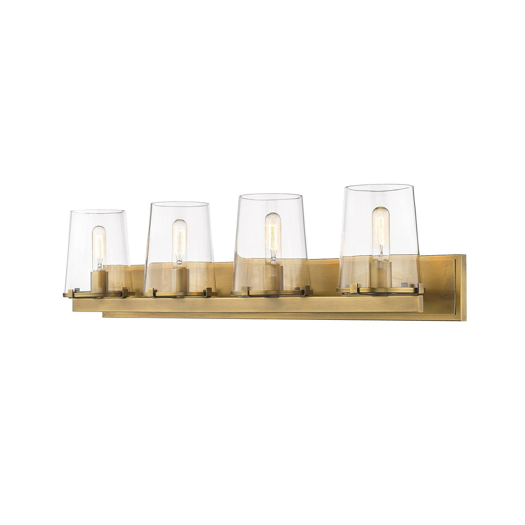 Z-Lite Callista 3032-4V-RB Bath Vanity Light 38 in. wide - Rubbed Brass