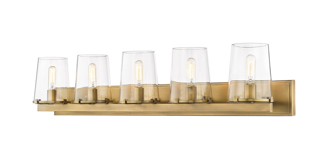 Z-Lite Callista 3032-5V-RB Bath Vanity Light 47 in. wide - Rubbed Brass