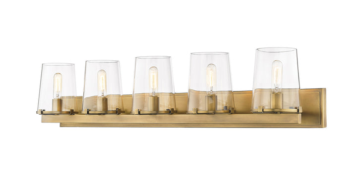 Z-Lite Callista 3032-5V-RB Bath Vanity Light 47 in. wide - Rubbed Brass