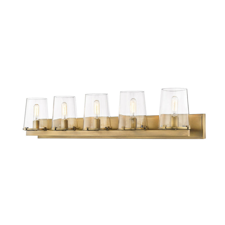 Z-Lite Callista 3032-5V-RB Bath Vanity Light 47 in. wide - Rubbed Brass
