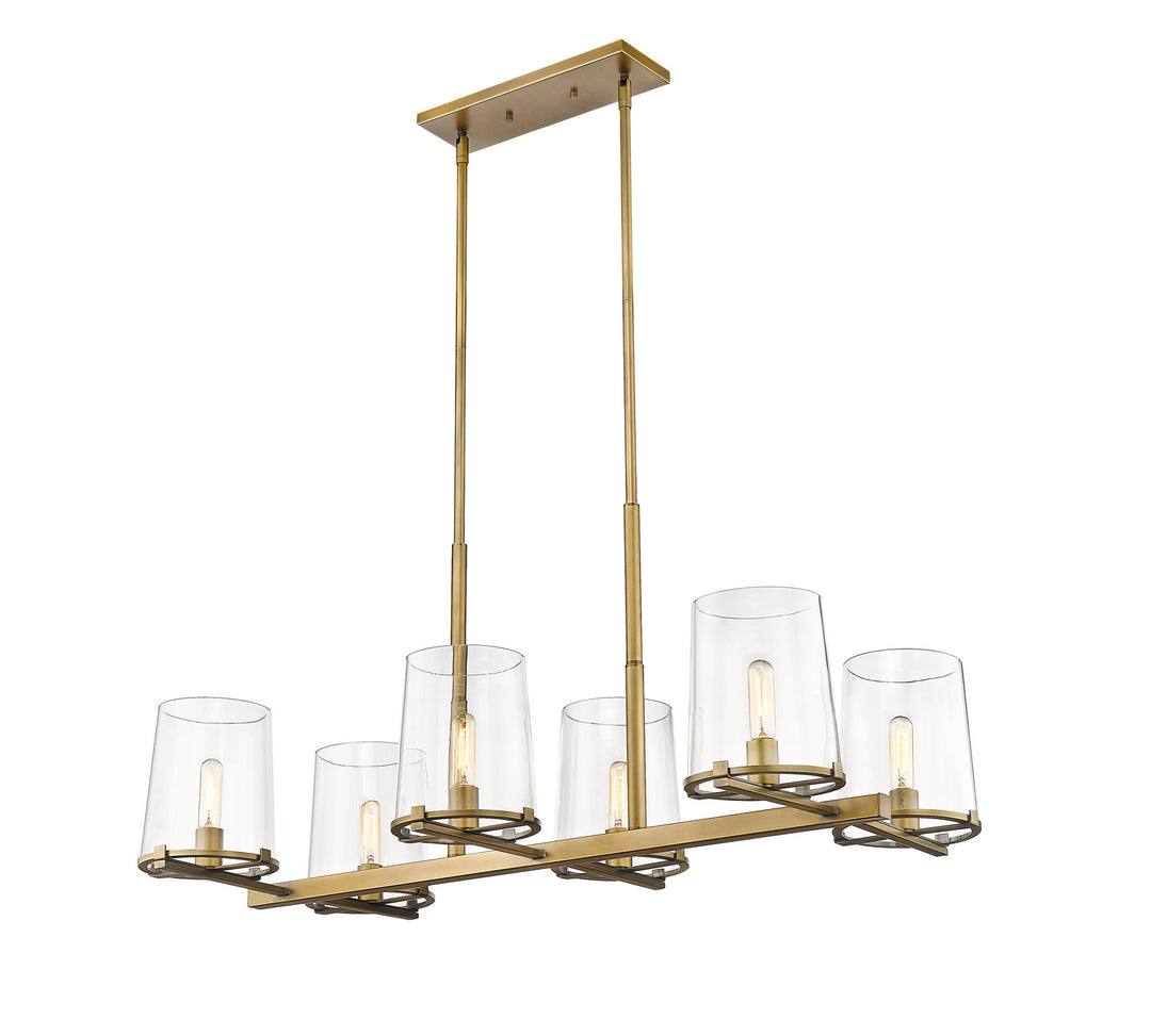 Z-Lite Callista 3032-6L-RB Pendant Light - Rubbed Brass
