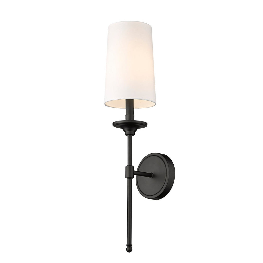 Z-Lite Emily 3033-1S-MB Wall Sconce Light - Matte Black
