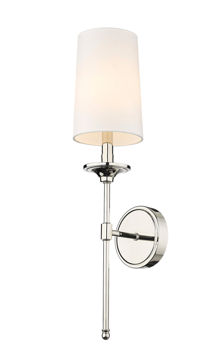 Z-Lite Emily 3033-1S-PN Wall Sconce Light - Polished Nickel