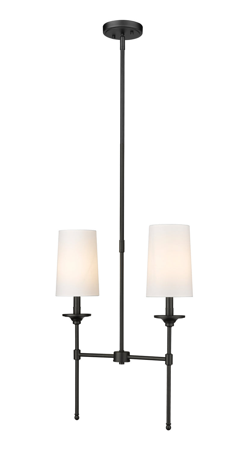 Z-Lite Emily 3033-2L-MB Chandelier Light - Matte Black