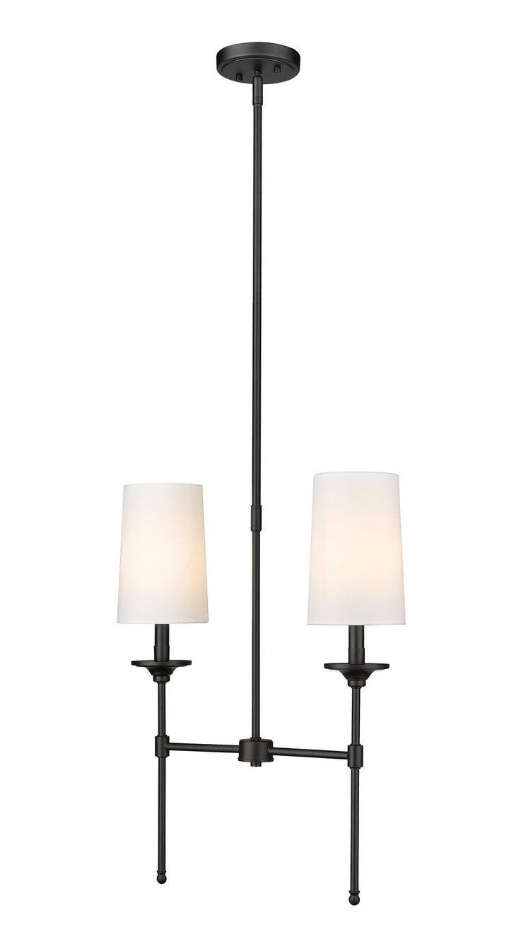 Z-Lite Emily 3033-2L-MB Chandelier Light - Matte Black