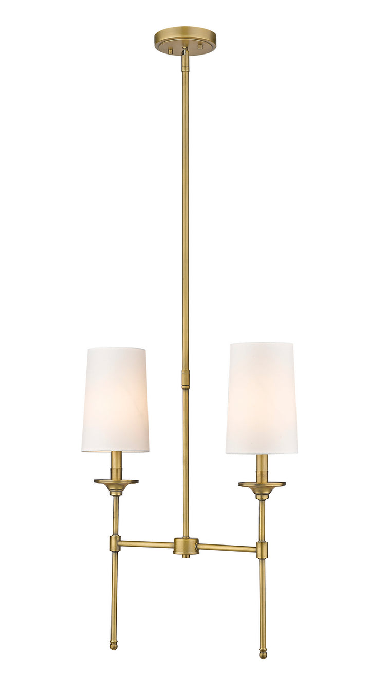 Z-Lite Emily 3033-2L-RB Chandelier Light - Rubbed Brass