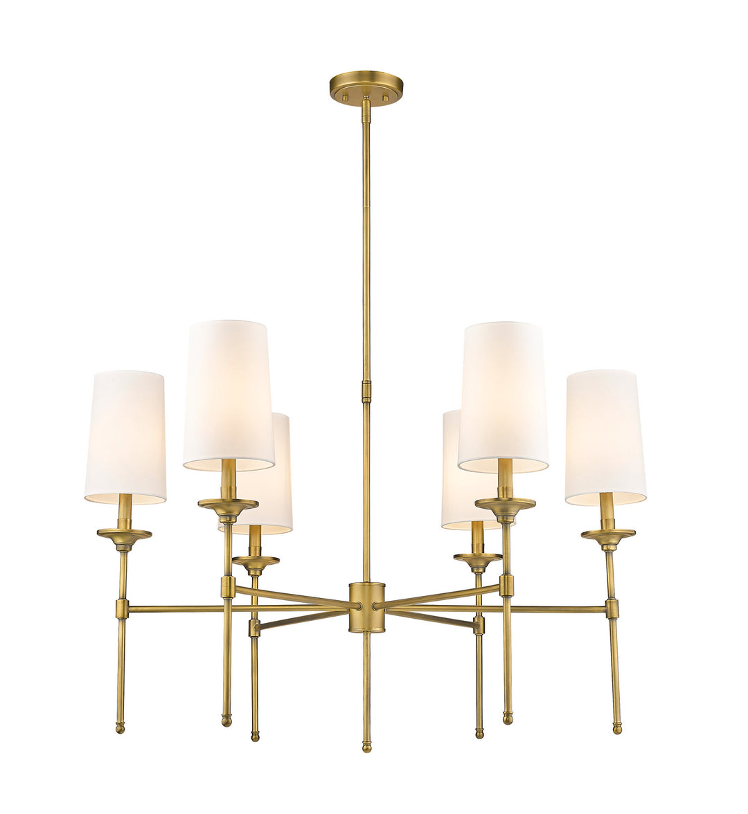 Z-Lite Emily 3033-6RB Chandelier Light - Rubbed Brass