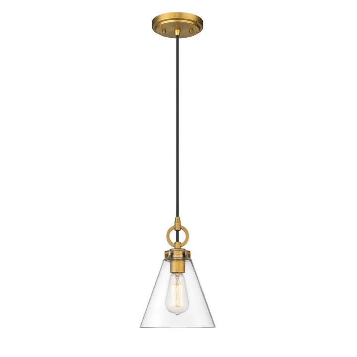 Z-Lite Harper 3034P8-RB Pendant Light - Rubbed Brass