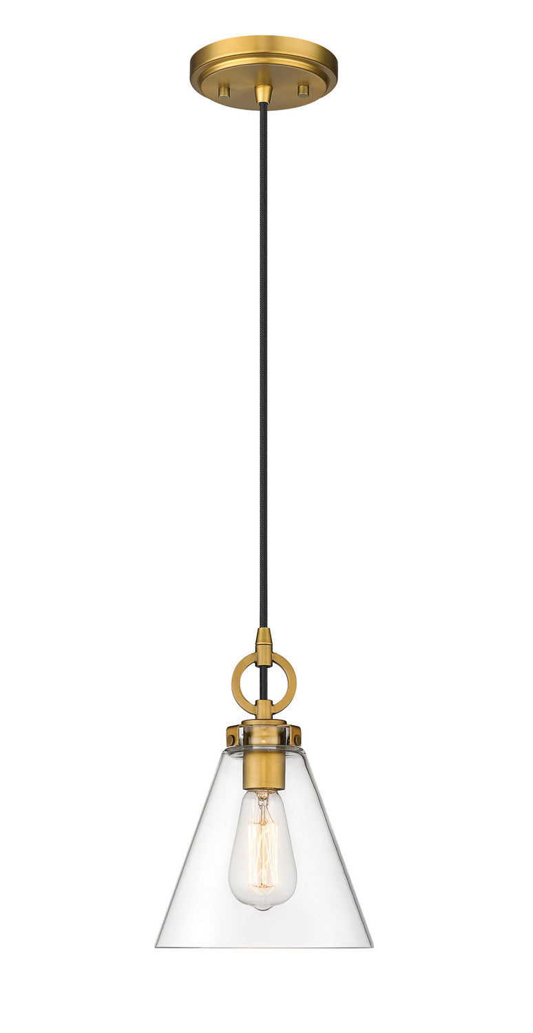 Z-Lite Harper 3034P8-RB Pendant Light - Rubbed Brass