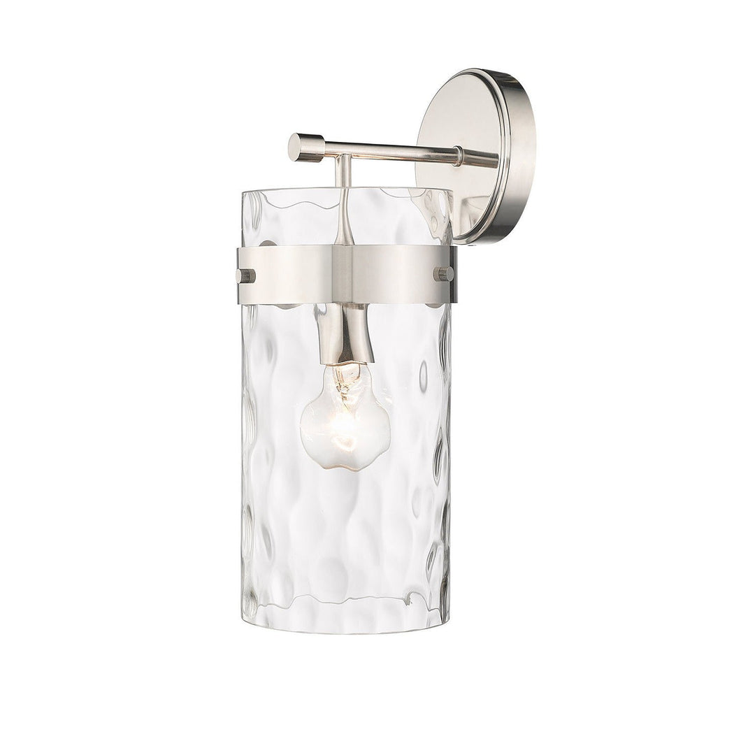 Z-Lite Fontaine 3035-1SL-PN Wall Sconce Light - Polished Nickel