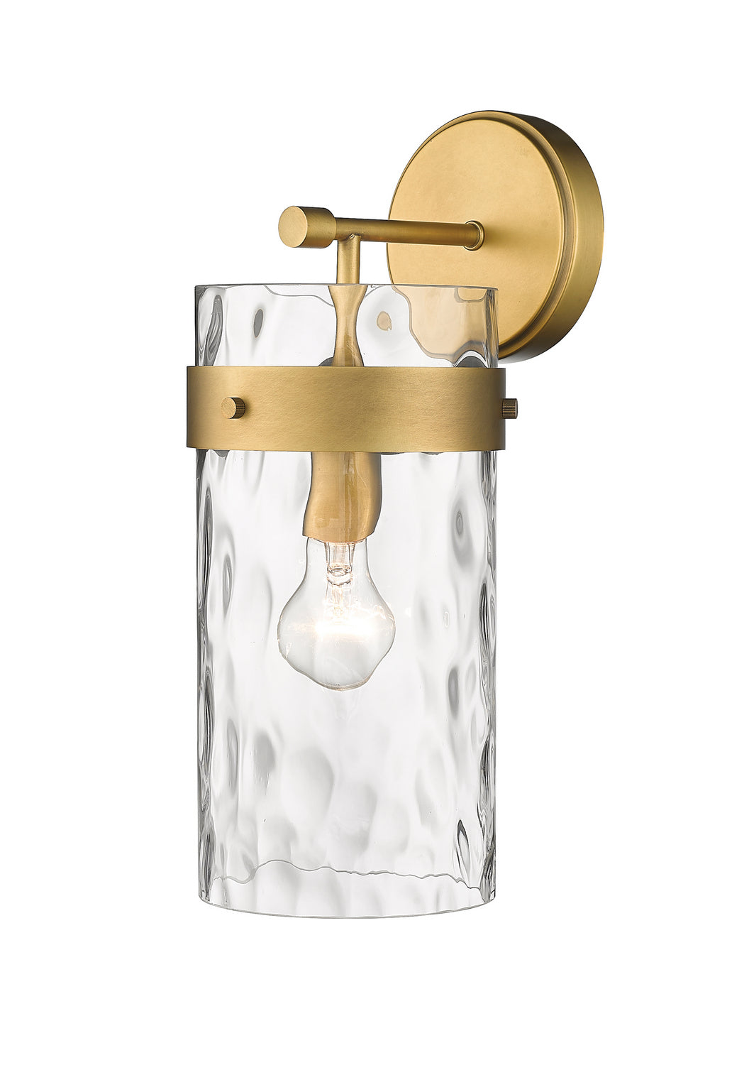 Z-Lite Fontaine 3035-1SL-RB Wall Sconce Light - Rubbed Brass