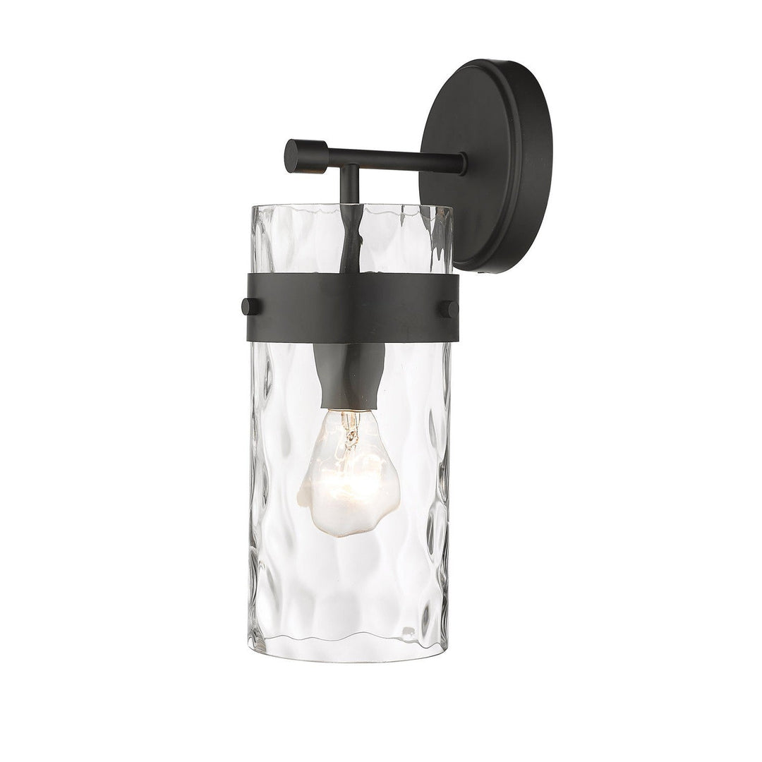Z-Lite Fontaine 3035-1SS-MB Wall Sconce Light - Matte Black