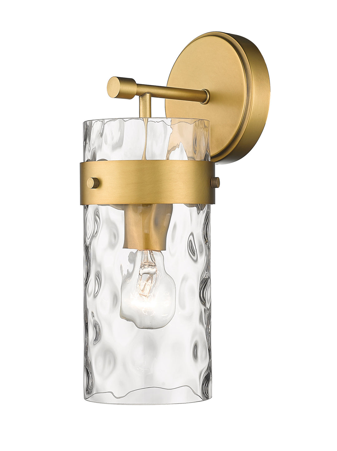 Z-Lite Fontaine 3035-1SS-RB Wall Sconce Light - Rubbed Brass