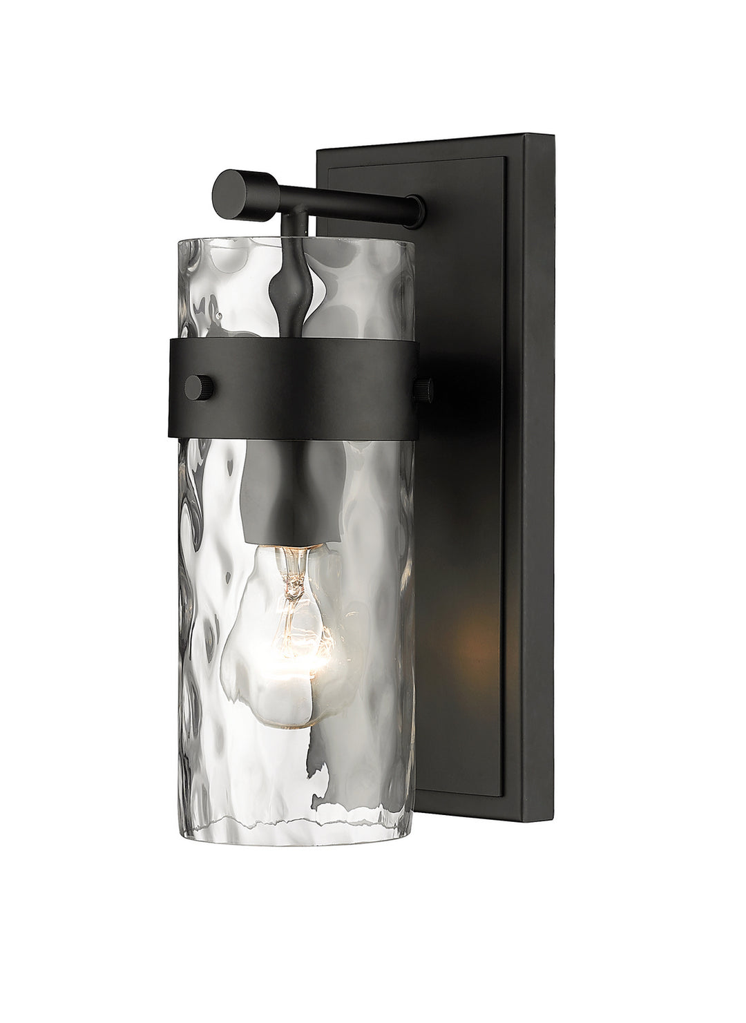 Z-Lite Fontaine 3035-1V-MB Wall Sconce Light - Matte Black