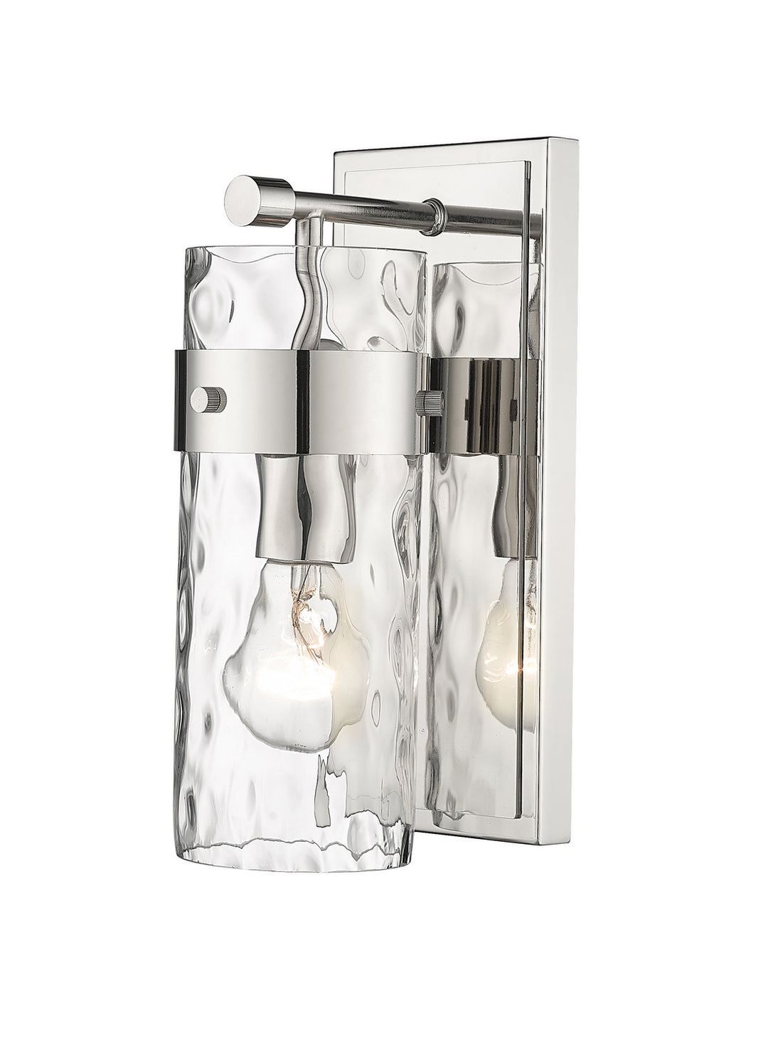Z-Lite Fontaine 3035-1V-PN Wall Sconce Light - Polished Nickel