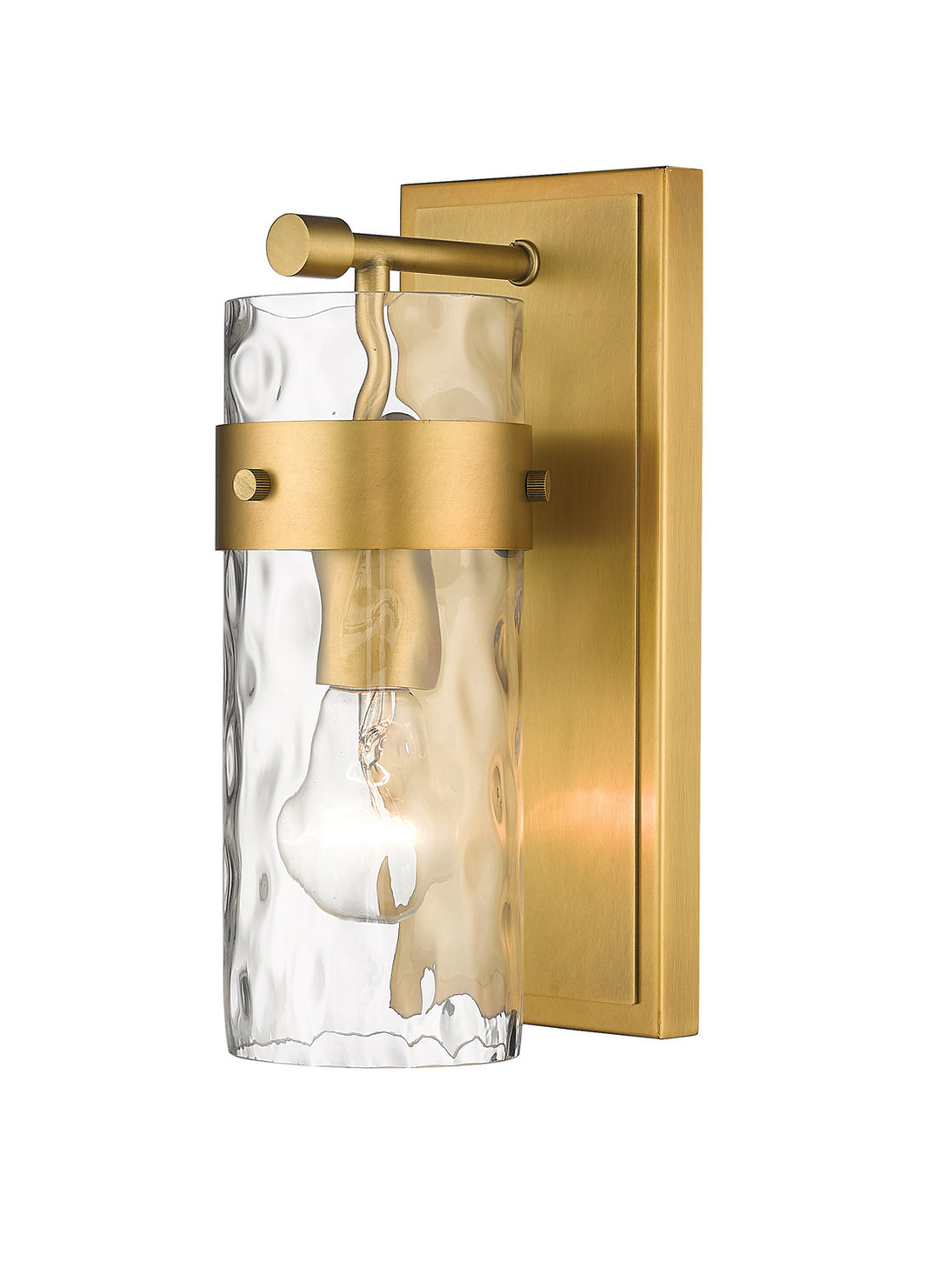 Z-Lite Fontaine 3035-1V-RB Wall Sconce Light - Rubbed Brass