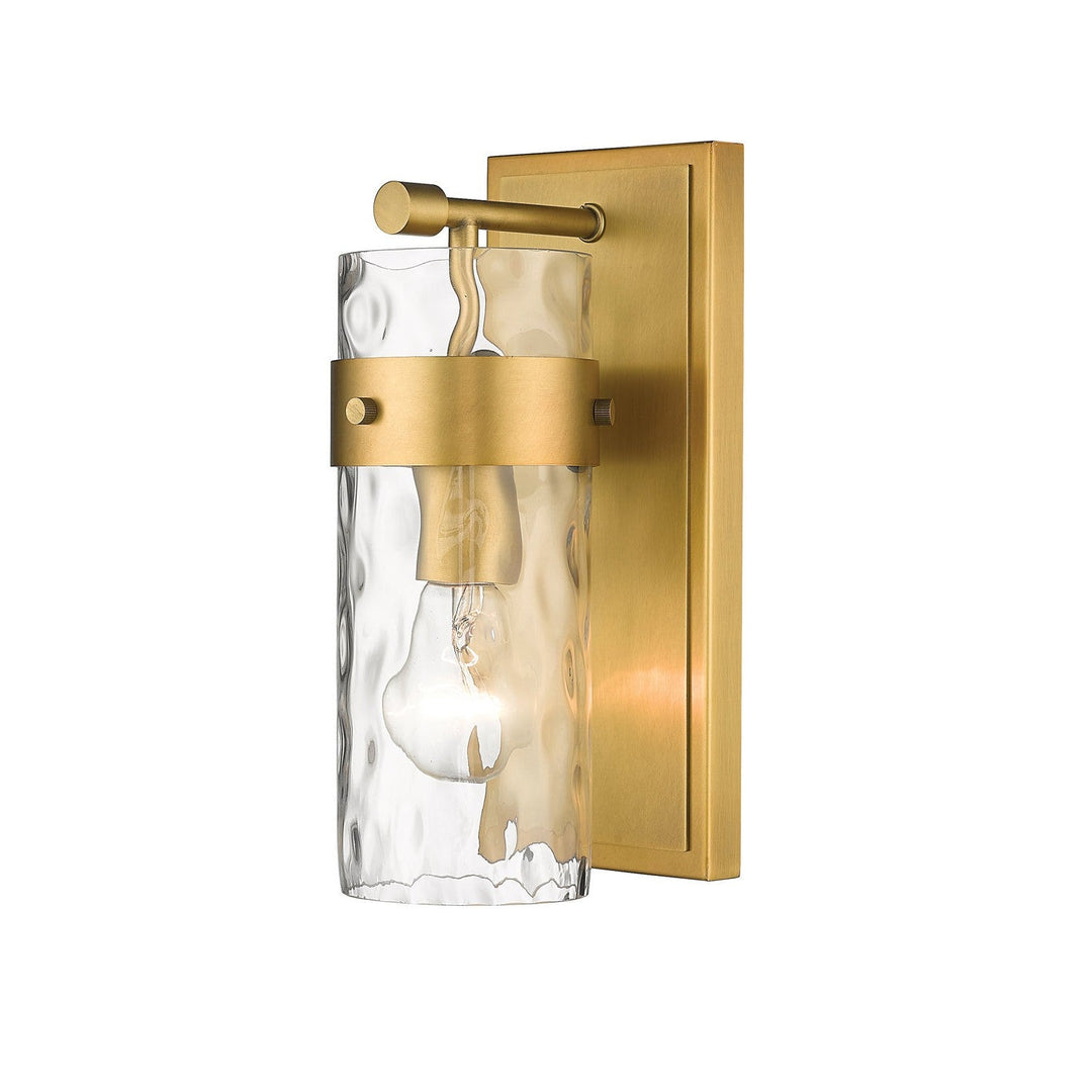 Z-Lite Fontaine 3035-1V-RB Wall Sconce Light - Rubbed Brass