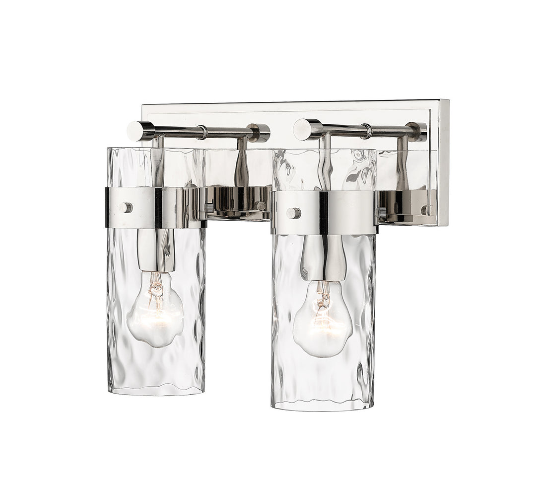 Z-Lite Fontaine 3035-2V-PN Bath Vanity Light 14 in. wide - Polished Nickel