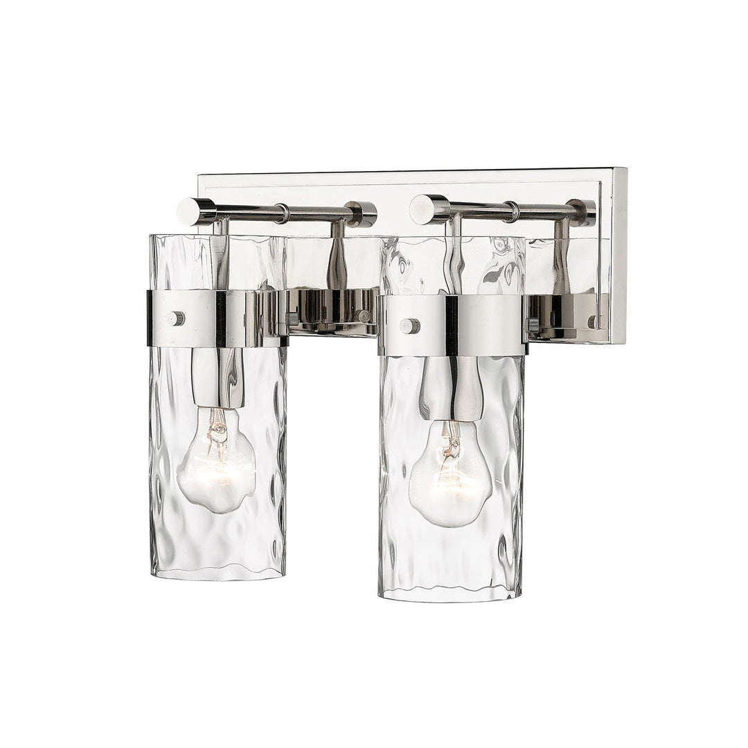 Z-Lite Fontaine 3035-2V-PN Bath Vanity Light 14 in. wide - Polished Nickel