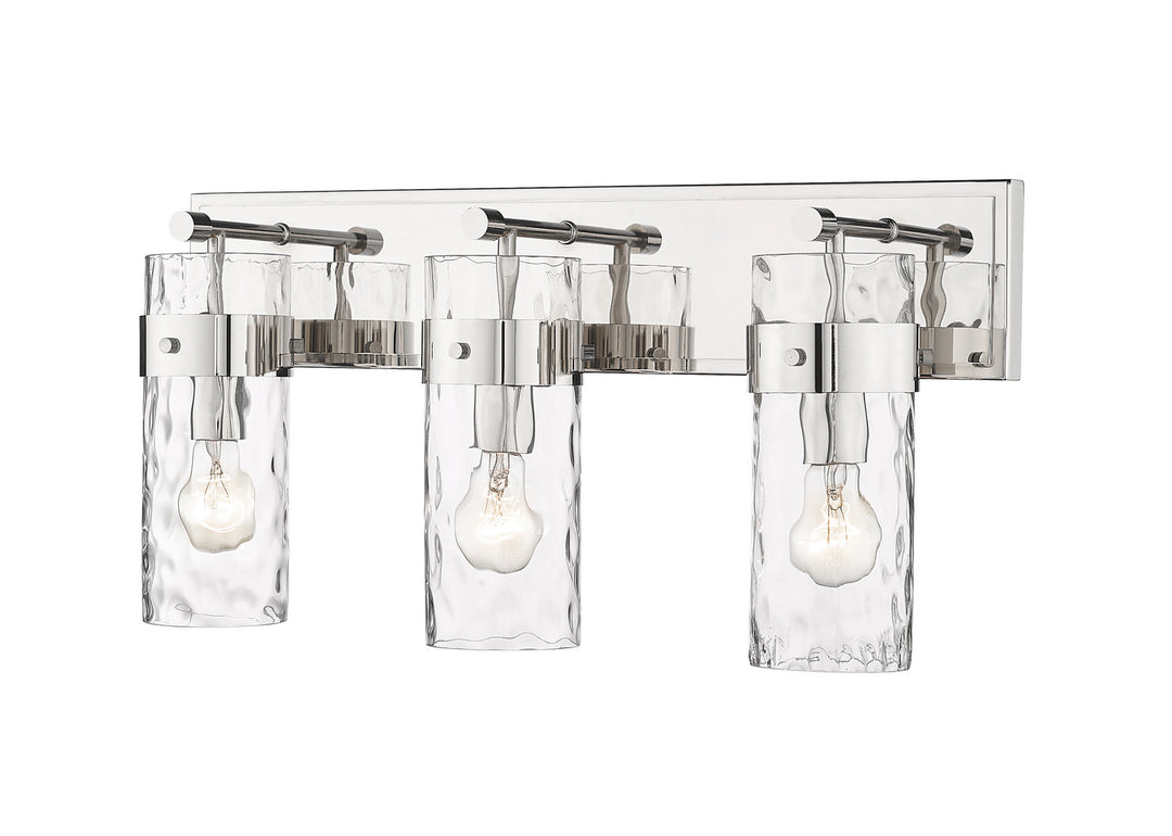 Z-Lite Fontaine 3035-3V-PN Bath Vanity Light 24 in. wide - Polished Nickel