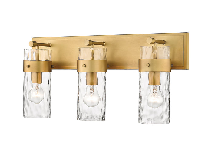 Z-Lite Fontaine 3035-3V-RB Bath Vanity Light 24 in. wide - Rubbed Brass