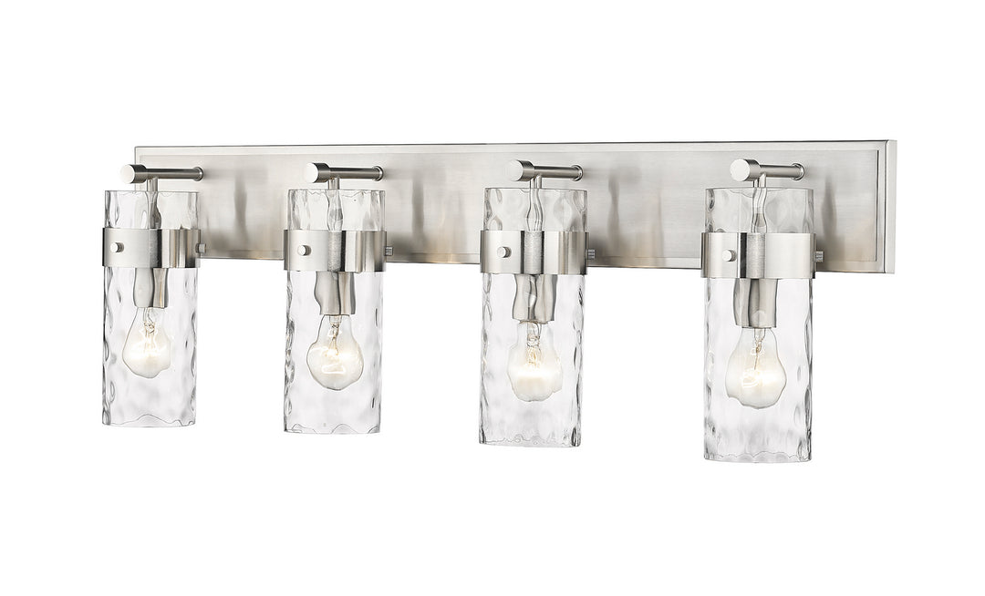 Z-Lite Fontaine 3035-4V-BN Bath Vanity Light 34 in. wide - Brushed Nickel
