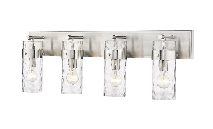 Z-Lite Fontaine 3035-4V-BN Bath Vanity Light 34 in. wide - Brushed Nickel