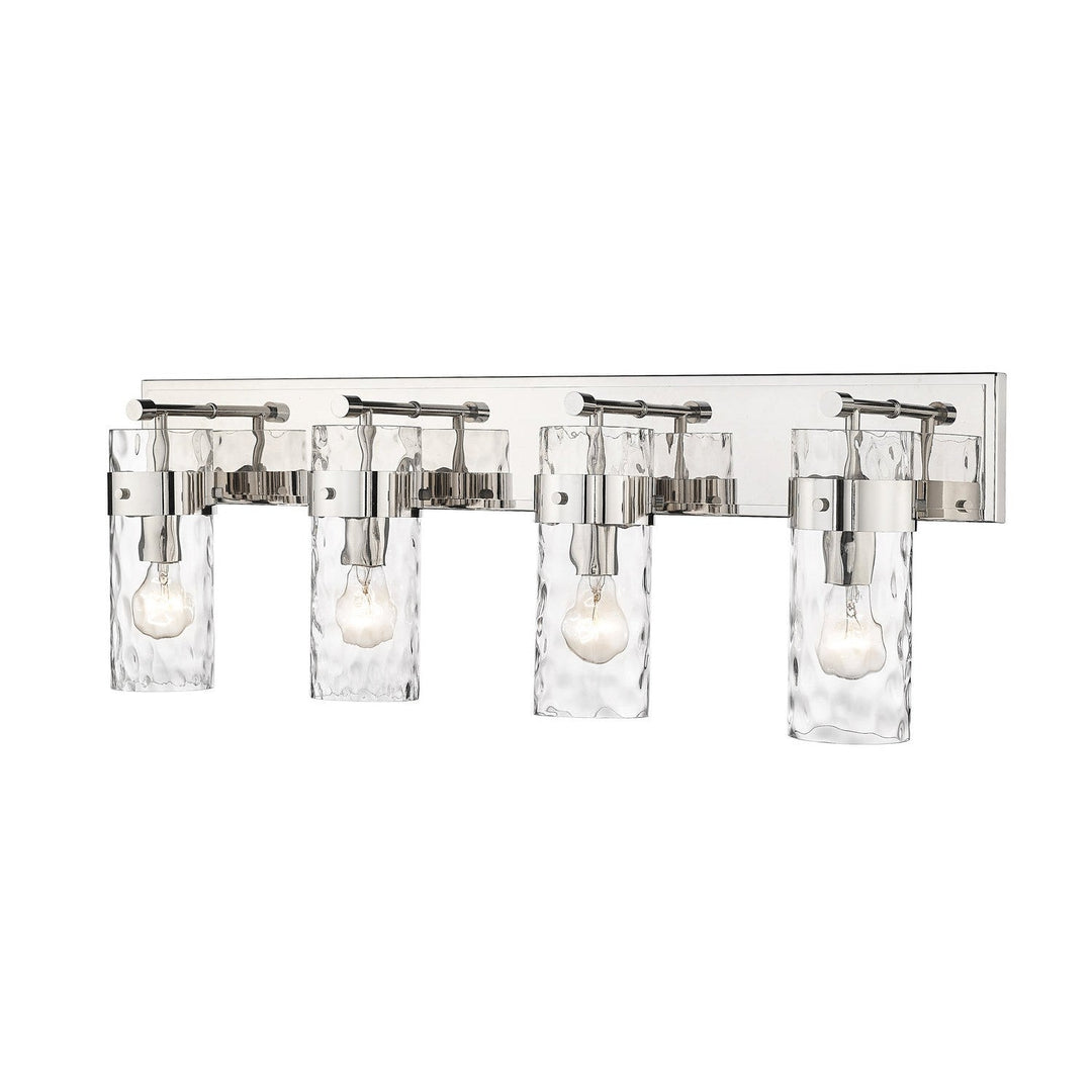 Z-Lite Fontaine 3035-4V-PN Bath Vanity Light 34 in. wide - Polished Nickel