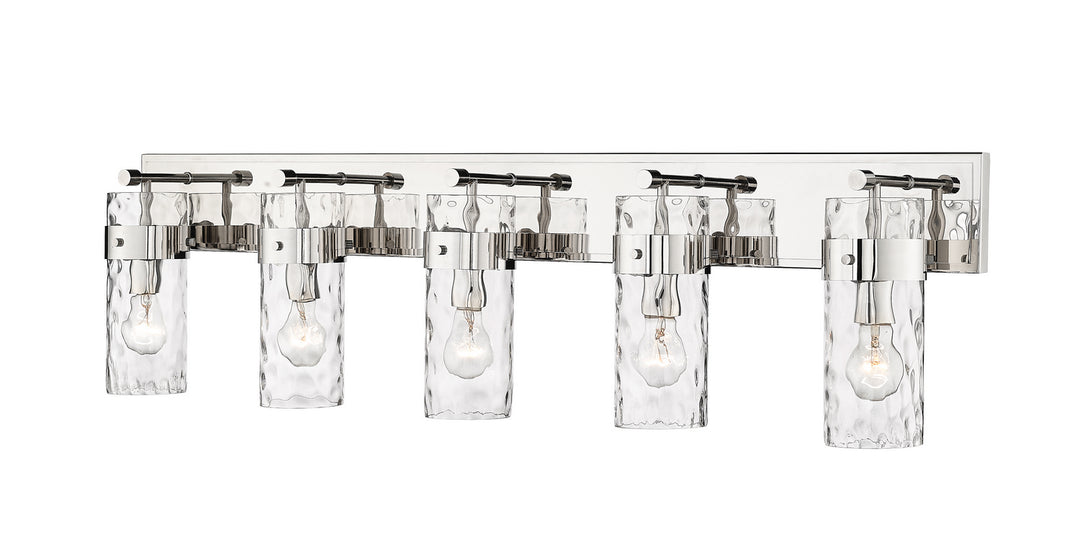 Z-Lite Fontaine 3035-5V-PN Bath Vanity Light 44 in. wide - Polished Nickel