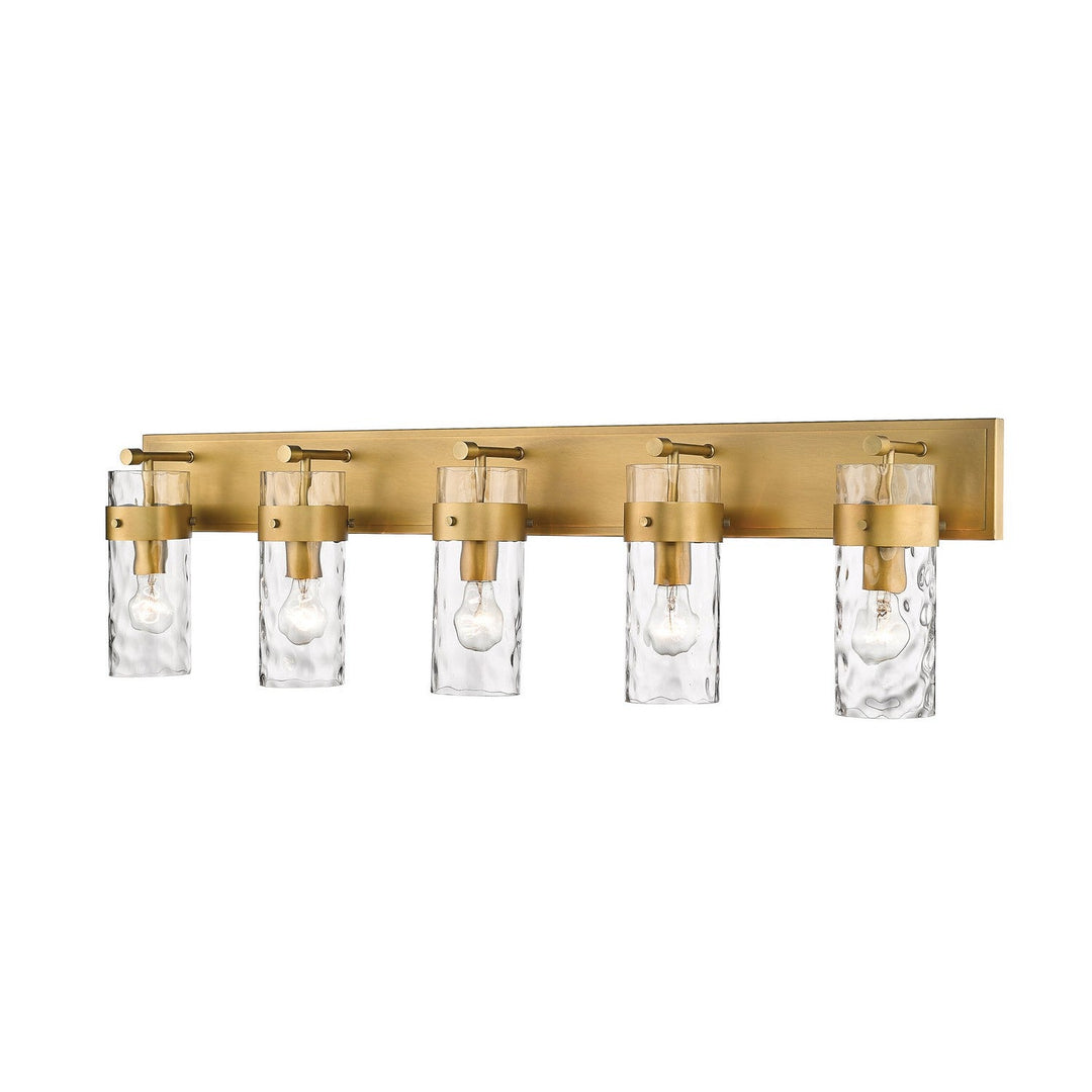 Z-Lite Fontaine 3035-5V-RB Bath Vanity Light 44 in. wide - Rubbed Brass