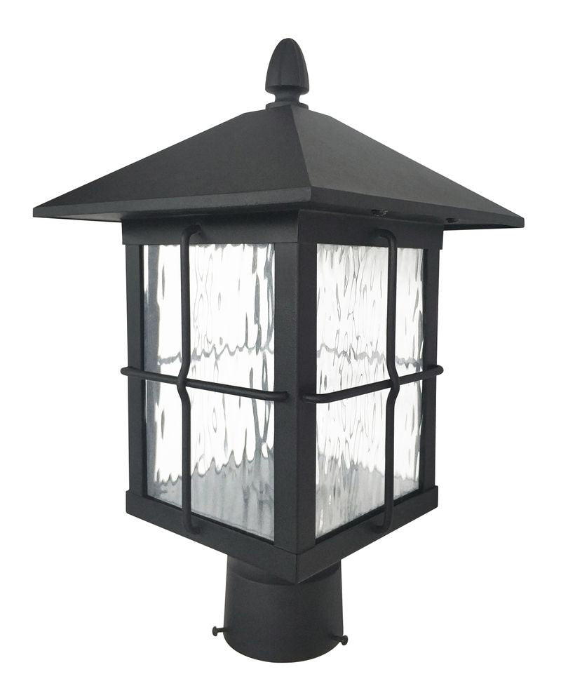 Westgate Lighting PML-MCT-BK  Led Post Mount Lantern Outdoor Black