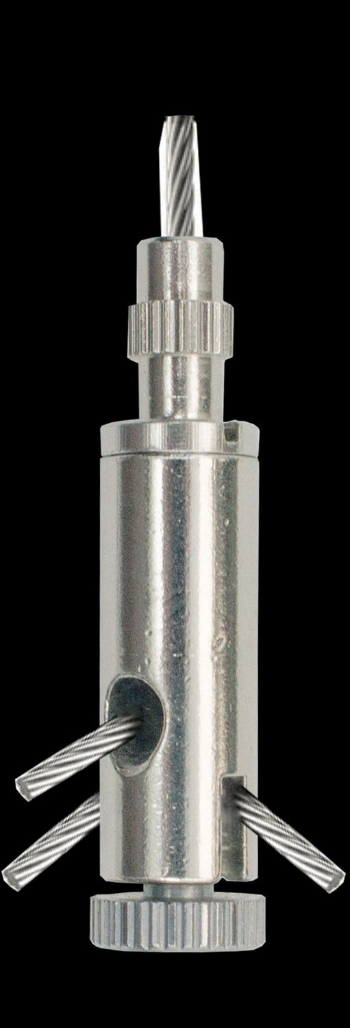 Westgate Lighting SCL-AYC  Auxiliary Y Connector For Aircraft Suspension Cable Decor Pewter, Nickel, Silver