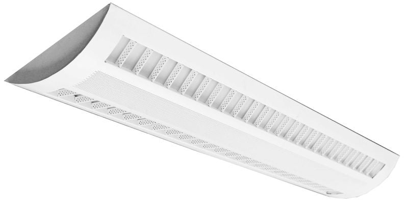 Westgate Lighting SCPP-UD-4FT-60W-50K-D  Led Suspended 2/3 Louver & Perf. Center Basket Light (Up/Down) Utility Light White
