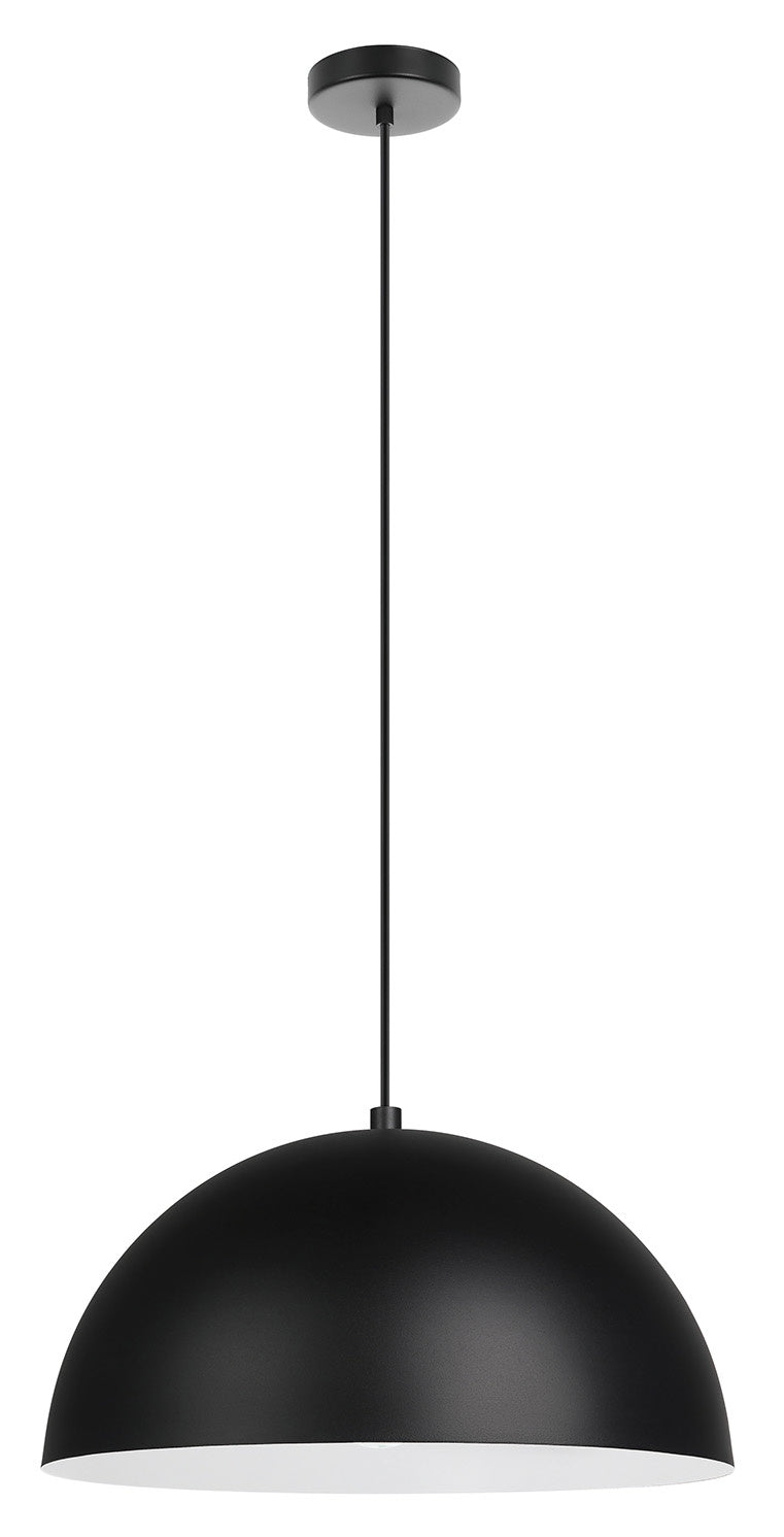 Eglo Rafaelino 205292A Pendant Light - Structured Black,  Matte White