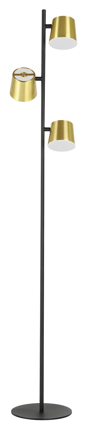 Eglo Lighting 39987A  Altamira Lamp Structured Black & Brass