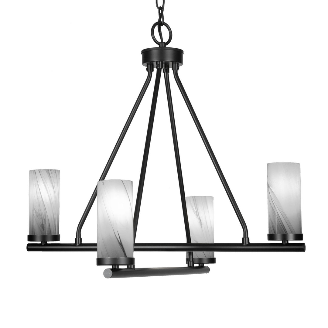 Toltec Trinity 2804-mb-802b Chandelier Light - Matte Black