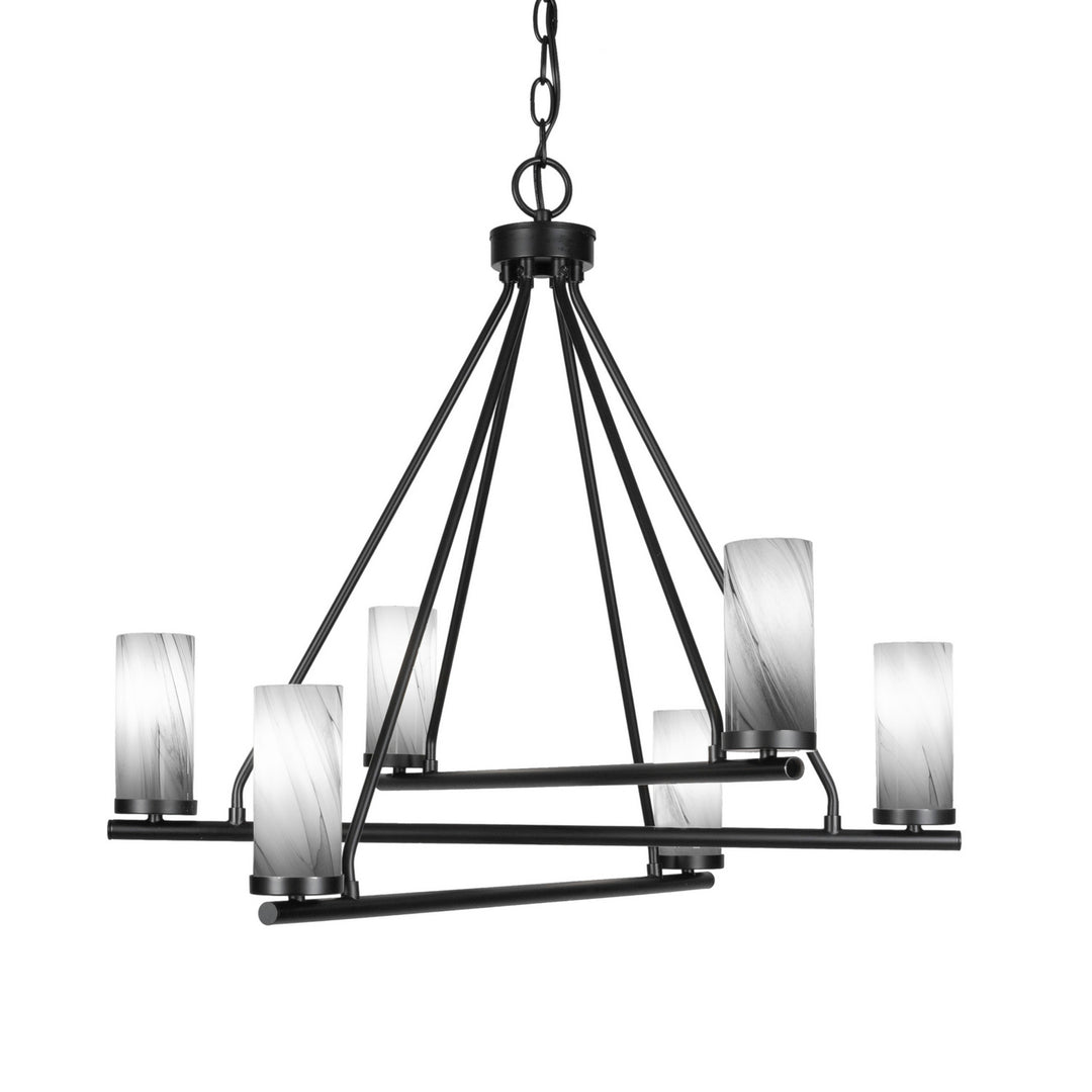 Toltec Trinity 2806-mb-802b Chandelier Light - Matte Black
