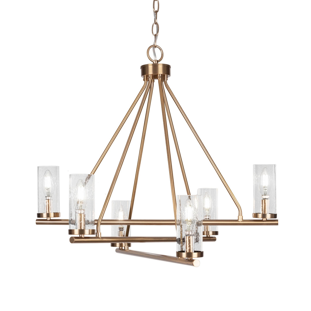 Toltec Trinity 2806-nab-800b Chandelier Light - New Age Brass