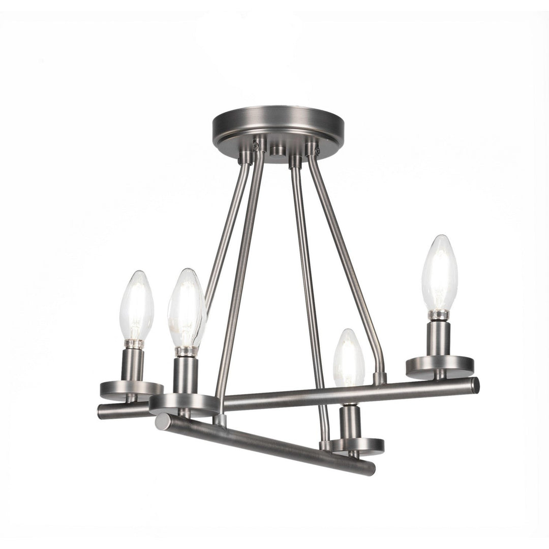 Toltec Trinity 2807-gp Ceiling Light - Graphite