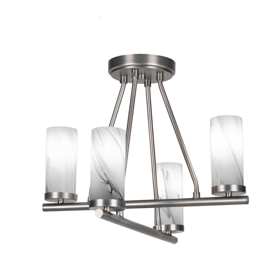 Toltec Trinity 2807-gp-802b Ceiling Light - Graphite