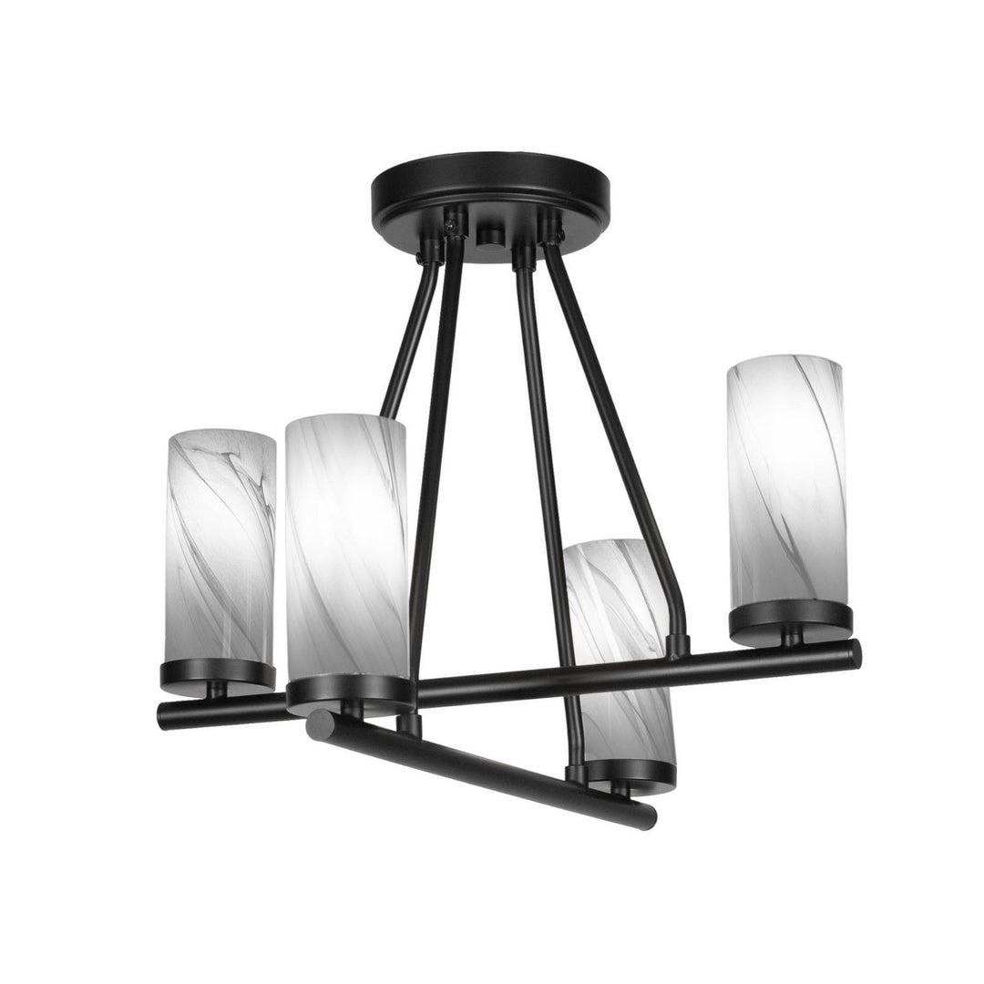 Toltec Trinity 2807-mb-802b Ceiling Light - Matte Black
