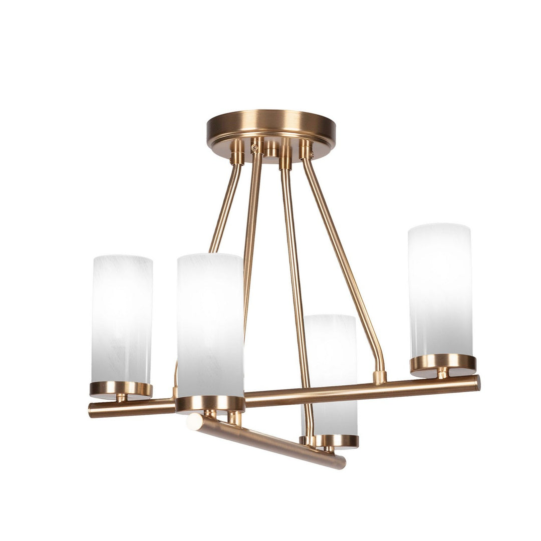 Toltec Trinity 2807-nab-811b Ceiling Light - New Age Brass